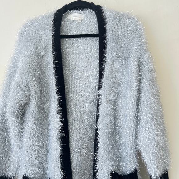 By Anthropologie Tinsel Varsity Cardigan Sweater One Size - Picture 6 of 10